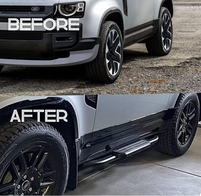 Defender 90's Side Step Compatible With Land Rover Defender (2020-24)