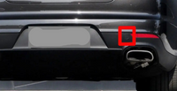 Rear Towing Cap 97050580301 Compatible With Porsche Panamera (2014-2017) Tag No.144