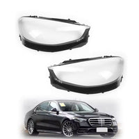 Front Headlight Glass Compatible with Mercedes-Benz S-CLASS W223 2020 - 2022.