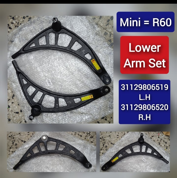 Front Lower Control Arm  (Set Of 2) Left 31129806519 & Right 31129806520 Compatible with MINI COUNTRYMAN (R60)