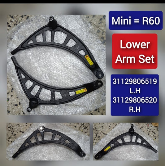 Front Lower Control Arm  (Set Of 2) Left 31129806519 & Right 31129806520 Compatible with MINI COUNTRYMAN (R60)