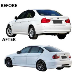 A TO Z Compatible With Bmw 3 Series E90 (2005-2012) Rear Bumper Upgrade Convert To M Sport M3 Bodykit Bumper E90-016 Gc CC-9161 (Shipping Cost Not Included In Price)