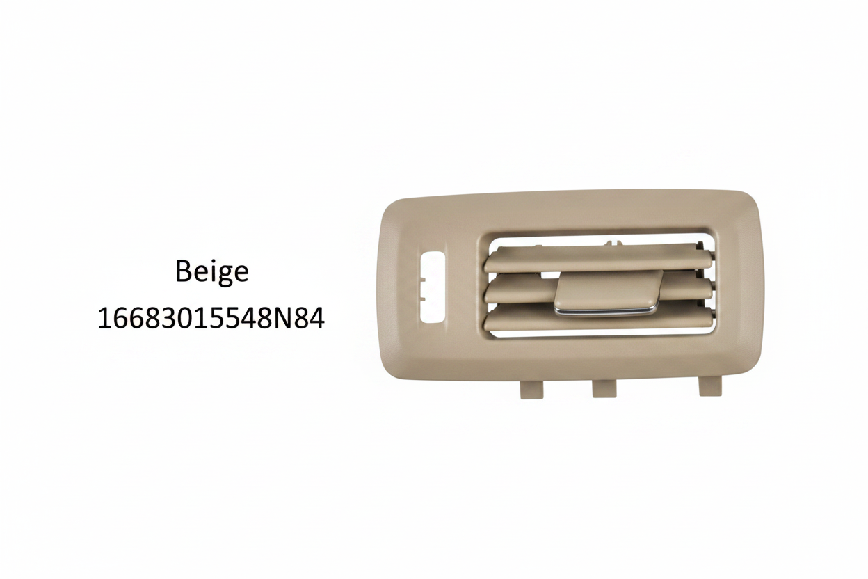 Beige Roof Top Ac Vent Grille Left 1668301554 & Right 1668301654  Compatible With Mercedes Benz GL Class W166 & GLS W166