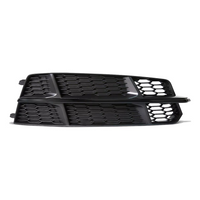 Fog Lamp Cover (Black Chrome) Left 4G0807681AN & Right 4G0807682AN Compatible With AUDI A6 C7 2016-2018 Tag No.34