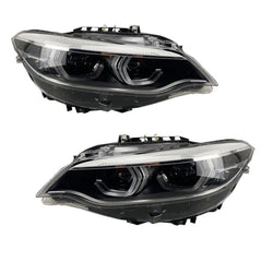 Complete Headlight (LED) Set Left 63117469783 & Right 63117469784 Compatible With BMW For 2 Series F22