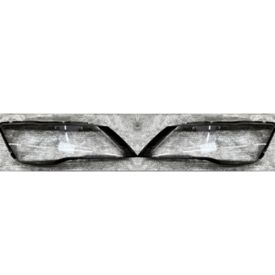 Car Front Headlight Transparent Lampshade Glass Headlight Lens cover compatible for Audi A7  - 2011-14.