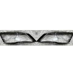 Car Front Headlight Transparent Lampshade Glass Headlight Lens cover compatible for Audi A7  - 2011-14.
