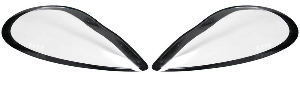 Front Headlight Glass Black Compatible With Porsche Panamera (2011-14)