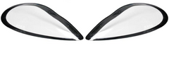 Front Headlight Glass Black Compatible With Porsche Panamera (2011-14)