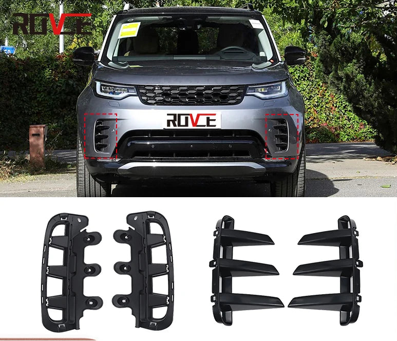 Fog Lamp Cover Right LR142431 LR142433 & Left LR142434 LR142432 Compatible With Compatible With Land Rover Discovery 5 L462 (2020)