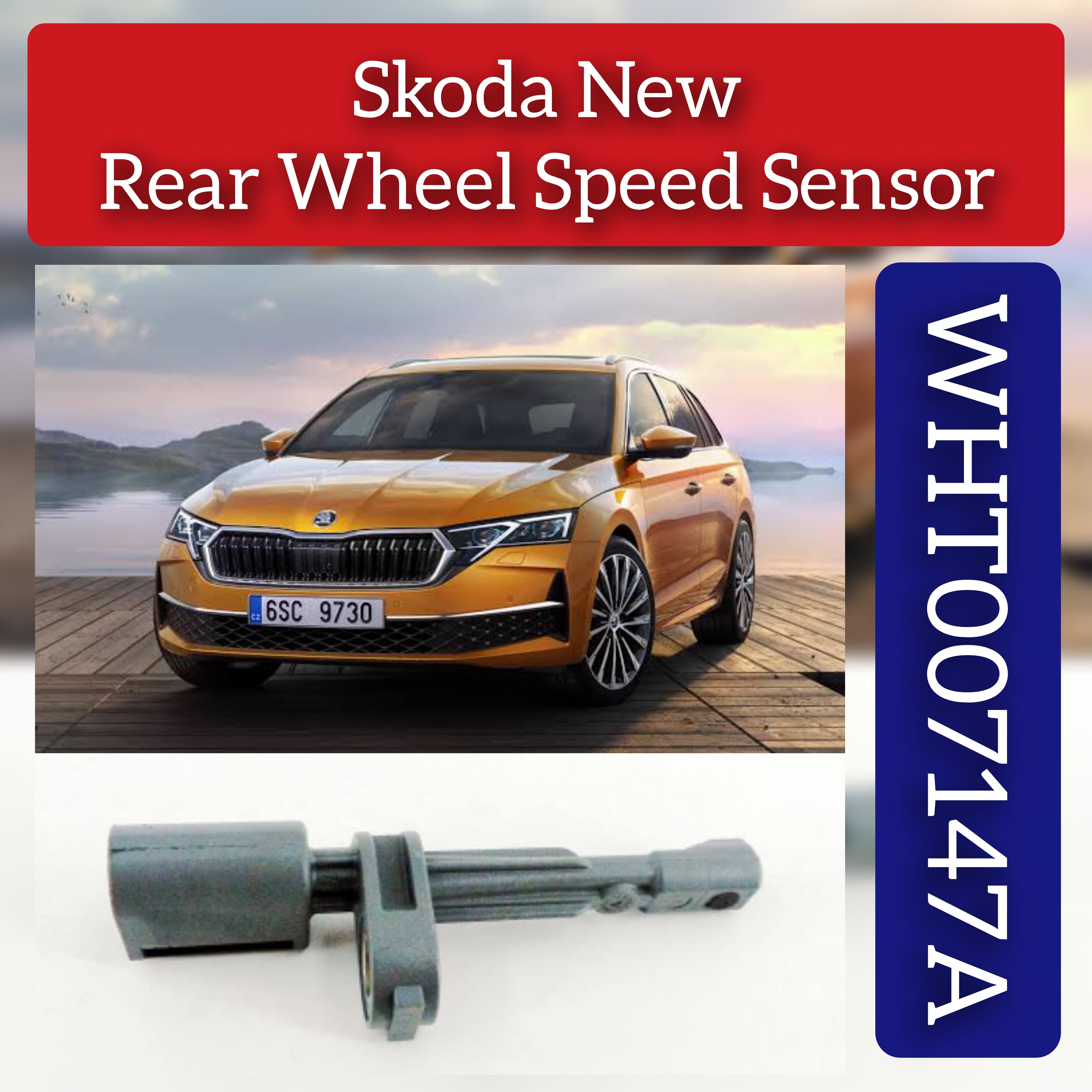 Rear Left/Right ABS Wheel Speed Sensor WHT007147A WHT007147B Compatible With SKODA KAROQ NU7, ND7 & VW T-ROC A11, D11