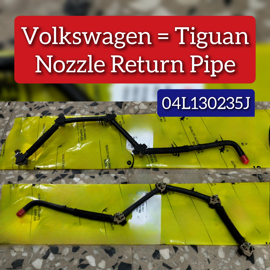 Fuel Injector Return Line Pipe 04L130235J 04L130235N Compatible With AUDI A3 Q3 & SKODA KODIAQ I (NS6, NS7, NV7)