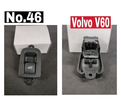 Volvo V60 Master 5-Pin Window Black Switch For V60 Models 31272013 Tag-SW-46