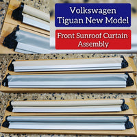 Grey & Black & Beige Sunroof Sunshade Curtain Cover Assembly Compatible With VW Tiguan & Skoda Kodiaq