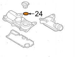 Oil Cooler 30677740 Compatible With VOLVO  VOLVO XC60 II (246) & VOLVO XC90 I (275)