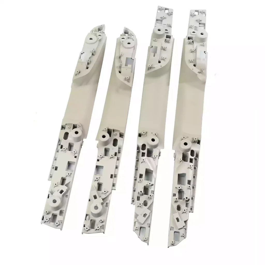 Inner Door Handle Assembly (With Leather Set Of 4) Compatible With BMW 7 Series F01 F02 F03 F04