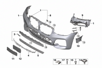 Front Bumper 51118091994 Compatible With BMW G08 (2018-21)