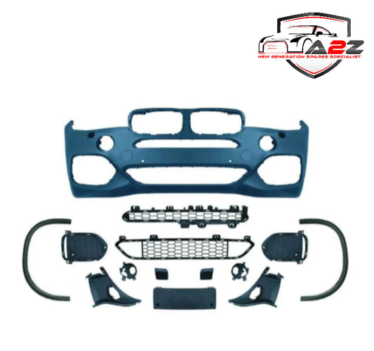 A To Z Compatible With BMW X5 F15 (2014-2019) Front Bumper Upgrade Convert To M Sport Mp M Performance M Sport Mt Body Kit Wheel Arch F15-002 Gc CC-9335 (Shipping Cost Not Included In Price)