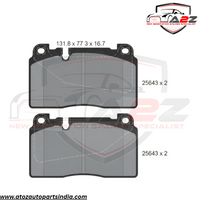 Front Brake Pad 8R0698151H  2564301 P85123 Compatible With AUDI A6 C7 Q5 8RB & PORSCHE MACAN 95B