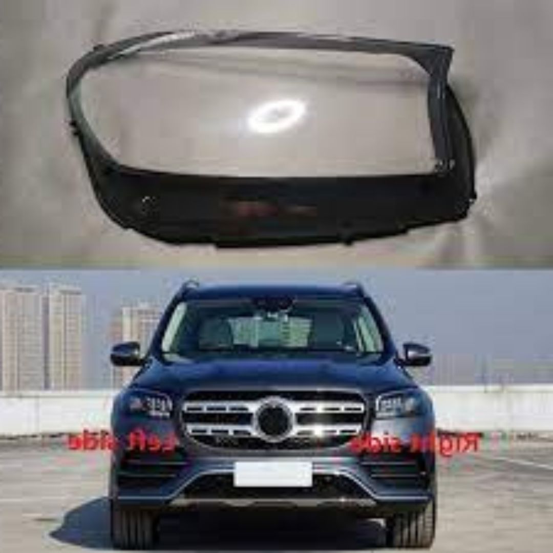 Car Front Headlight Lens Cover Transparent Lamp Shade Headlamp Shell Cover compatible for Mercedes-Benz GLS W167 (2020 - 2022).