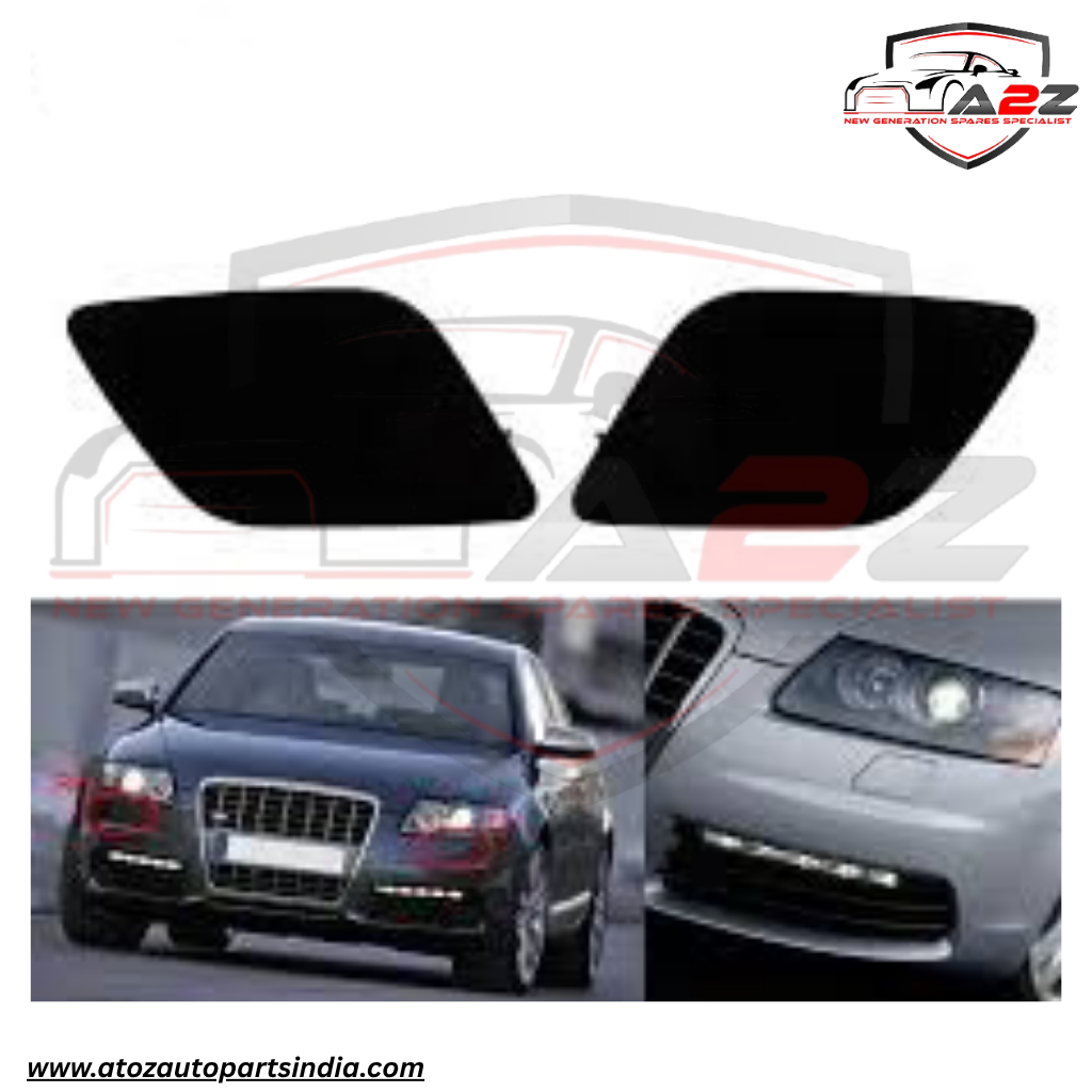 Headlight Washer Cover Cap Left 4F0955275 Right 4F0955276 Compatible With AUDI A6 C6 (2005-2008) Tag No.38