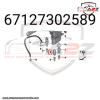 Wiper Washer Pump Motor 67127302589 Compatible With BMW 3 Series (E90,F30, F80 E91 E92) & 5 Series E60 &  7 Series (E65, E66, E67) & X1 (E84)