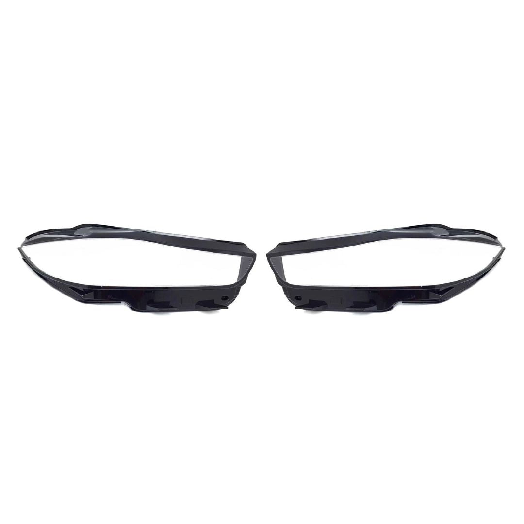 Front Headlight Lens Cover Car Headlamp Cover Transparent Lamp Shell for Jaguar XE 2017-2019.