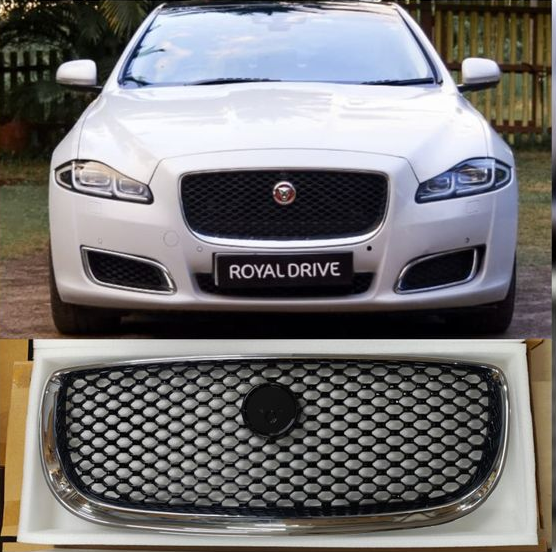 Outer Chrome Show Grill CUS270081 Compatible With Jaguar XJL (2016-2019) Tag No.52