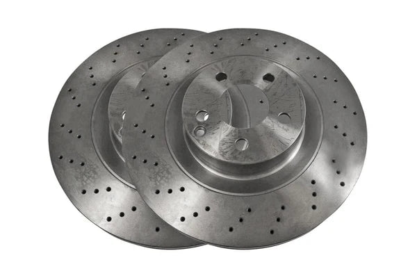 Front Brake Disc Set 2214210012 Compatible With Mercedes Benz W221 W216 W220