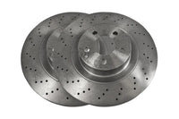 Front Brake Disc Set 2214210012 Compatible With Mercedes Benz W221 W216 W220