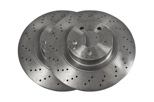 Front Brake Disc Set 2214210012 Compatible With Mercedes Benz W221 W216 W220