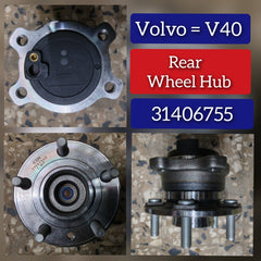 Rear Wheel Hub 31277680 31387352 31406755 31277680 31387352 31406755 Compatible With VOLVO V40