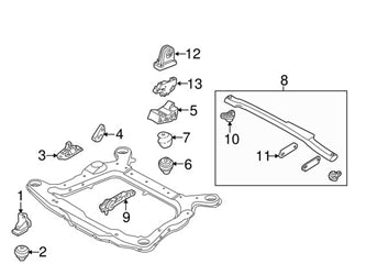Engine Torque Strut Mount 30680750 Compatible With Volvo S60, S80, V70, V70 XC, XC90.