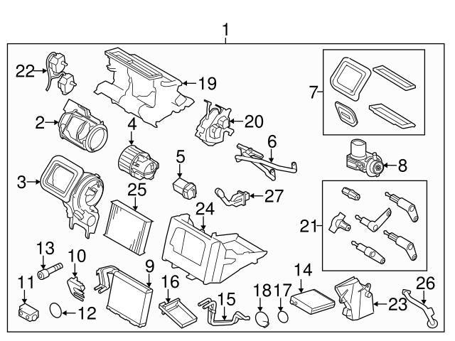 Expansion Valve 31291817 Compatible With LAND ROVER DISCOVERY SPORT (L550) & FREELANDER 2 (L359) | LR2 & RANGE ROVER EVOQUE (L538) & VOLVO S60 II (134)