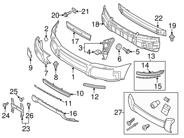 Front Bumper Chrome 31339992 Compatible With VOLVO XC90 I (275) Tag No.8