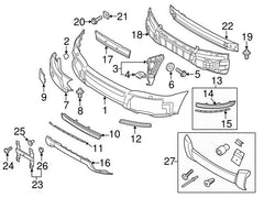 Front Bumper Chrome 31339992 Compatible With VOLVO XC90 I (275) Tag No.8