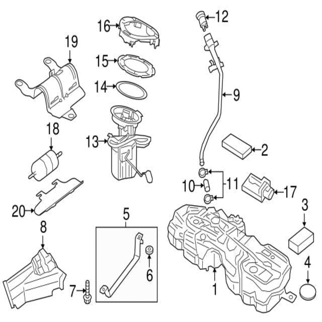 Fuel Pump Assembly 31372616 Compatible With Volvo XC90 XC60 S60 V60 S90 V90