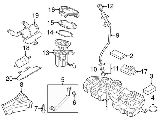 Fuel Pump Assembly 31372616 Compatible With Volvo XC90 XC60 S60 V60 S90 V90