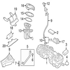 Fuel Pump Assembly 31372616 Compatible With Volvo XC90 XC60 S60 V60 S90 V90