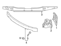Front Bumper Brackets Set Left 31425173 Right 31425174 Compatible With VOLVO XC60 II (246) Tag No.2607