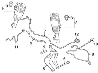 Front Right Air Suspension Shock Absorber Strut 31451834 31476851 32269549 Compatible With VOLVO XC90 N.M