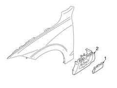 Fender Bracket Left 32216697 & 31420624 Right 32216698 & 31420625 Compatible With VOLVO XC60 [2018-2025]
