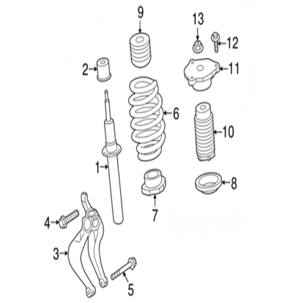 Front Air Suspension Electric Shock Absorber Strut 32292211 Compatible With VOLVO XC60 II (246) (2020