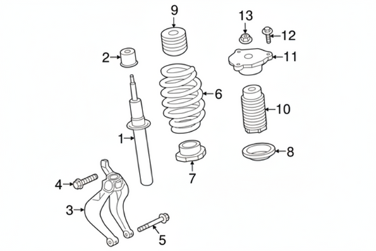 Front Air Suspension Electric Shock Absorber Strut 32292211 Compatible With VOLVO XC60 II (246) (2020