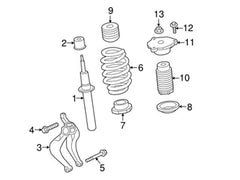 Front Air Suspension Electric Shock Absorber Strut 32292211 Compatible With VOLVO XC60 II (246) (2020)