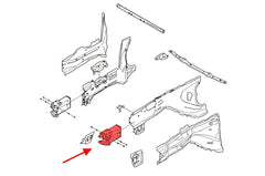Front Bumper Member Brackets Set Left 31463043 Right 31463044 Compatible With Volvo S60 Tag No.2701
