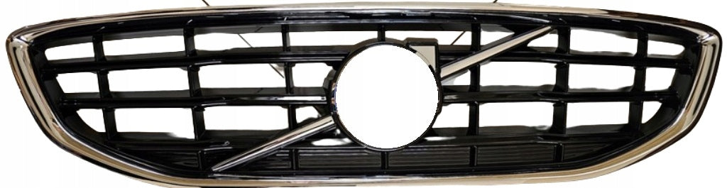 Front Show Grill (Glossy Black) 31283762 Compatible With Volvo V40 (2013-16)