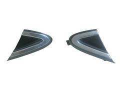 Front Fender Molding With Chrome Set Left 31416469 & Right 31416470 Compatible With Volvo V40 (2013-19)