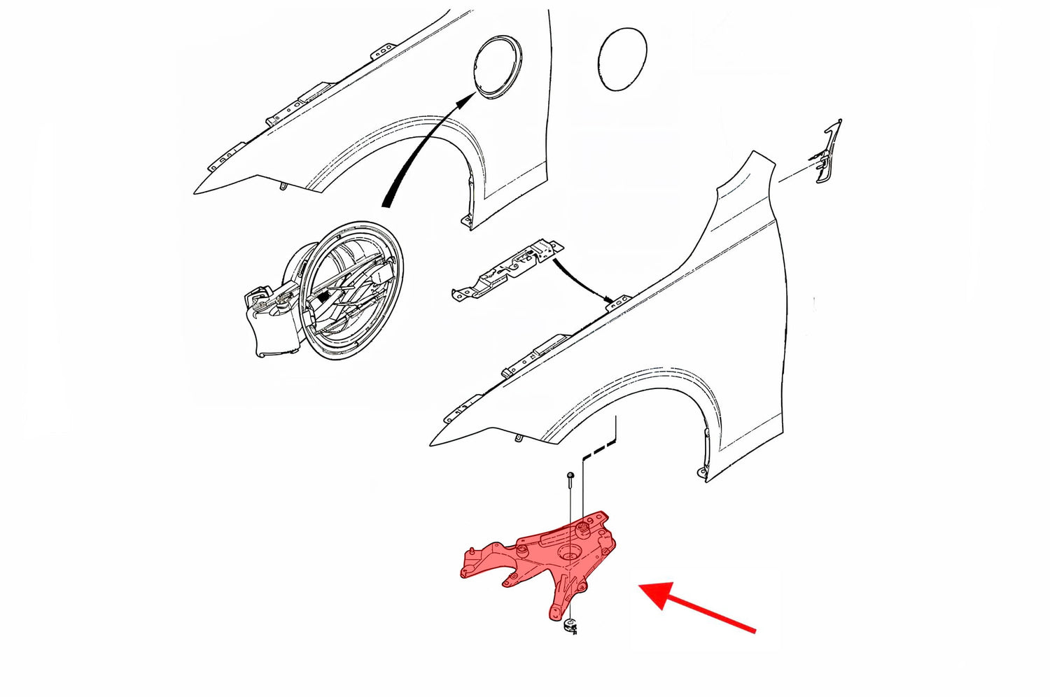 Front Bumper Bracket Left 31447897F & Right 31447898F Compatible With VOLVO S90 (2017-2022) Tag No.2802