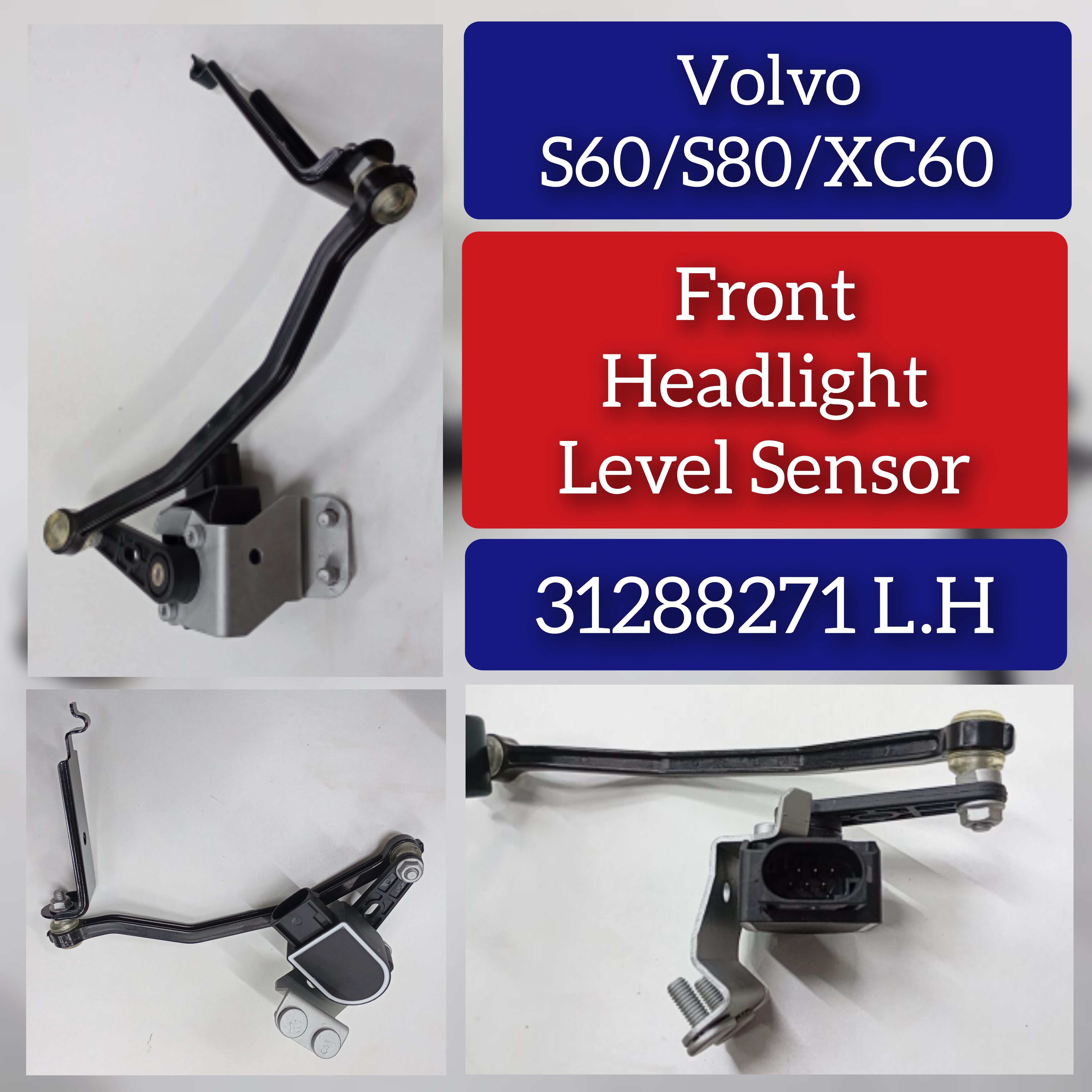 Front Left  Headlight Level Sensor 31288271 30782268 30782818 Compatible With Volvo XC60 & S60 & S80